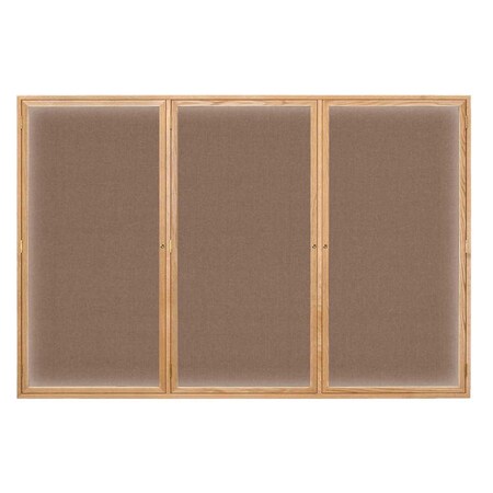 United Visual Products Open Faced Traditional Corkboard, 24x18" UV640A-SATIN-KEYLIME